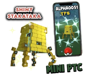 Pokemon Shiny Stakataka Mini P T C 80k - Picture 1 of 1