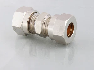 6mm x 6mm Égal Compression Connecteur Droit b330a - Picture 1 of 1