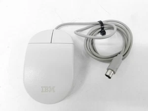 Mouse con cable IBM 06H4595 vintage para computadora de 2 botones (buen estado) - Imagen 1 de 3