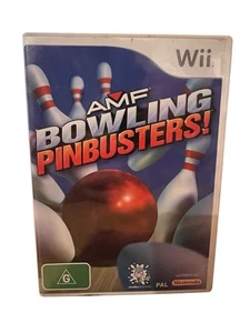 AMF Bowling Pinbusters Nintendo Wii - Complete With Manual - Good Condition PAL - Picture 1 of 3