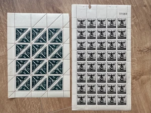 IBERMONEDA| Sellos Guerra Civil locales Auxilio Invierno y Tafalla. 2 pli. MNH** - Imagen 1 de 3