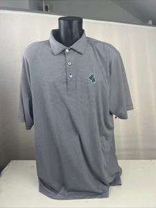 Polo PETER MILLAR Coastal Carolina Chanticleers a righe XXL estiva comoda - Foto 1 di 7