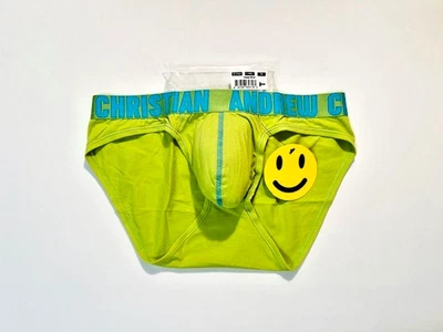 Andrew Christian Calzoncillo Algodón Talla Mediana - Azul Lima/Aqua - Bolsa Espaciosa Foto 1 de 4