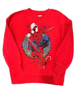 Suéter de Navidad Marvel Spiderman para niños, talla 8, M, vacaciones, invierno, Foto 1 de 4