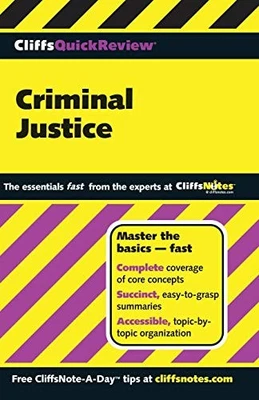 CliffsQuickReview Criminal Justice, Hoffman, Dennis - Image 1 of 2