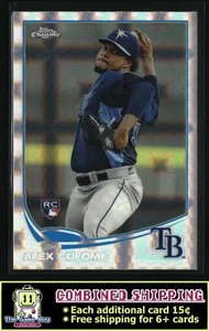 2013 Topps Chrome X-Fractors #63 Alex Colome Tampa Bay Rays RC - Picture 1 of 2