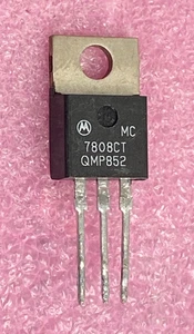 Motorola MC7808CT 8vdc linear fixed regulator TO-220 - Picture 1 of 1