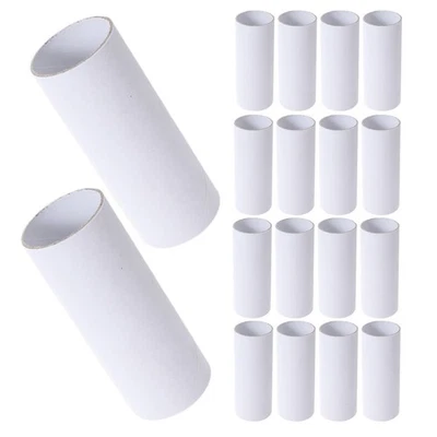  20PCS Empty Paper Towel Rolls: Cardboard Rolls for Crafts - 4" x 2" x 0.06" - Image 1 of 4