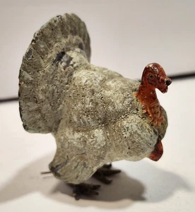 antiguo Tom Turkey Putz Wire Feet metal? única antigua Alemania - Imagen 1 de 8