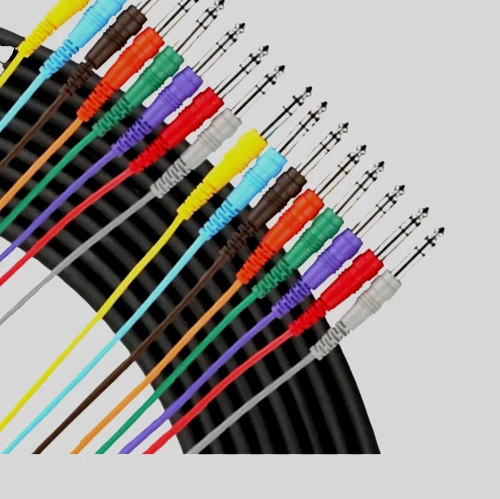 WOER Essential 8 Channel Snake 1/4 in to 1/4 in 8 ft HD Cable - Image 1 of 1