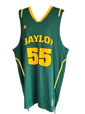 Adidas Baylor Bears #55 Black Gold   NCAA Basketball Jersey Men's  2xl - Image 1 of 3
