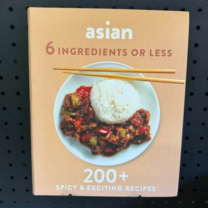 ASIAN: 6 Ingredients or Less Cookbook by Herron Books Tracked Post Included - Picture 1 of 9