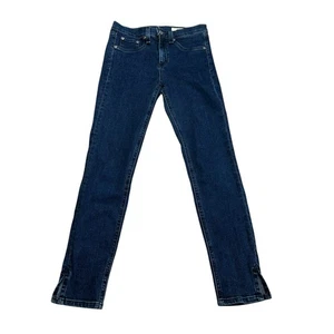 RAG & BONE 10 Inch Capri Dark Wash Cropped Skinny Jeans Women's Size 25  - Picture 1 of 9