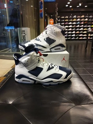 Nuevo 100% Auténtico Air Jordan 6 Retro 2024 Olímpico Talla 9.5 Foto 1 de 4