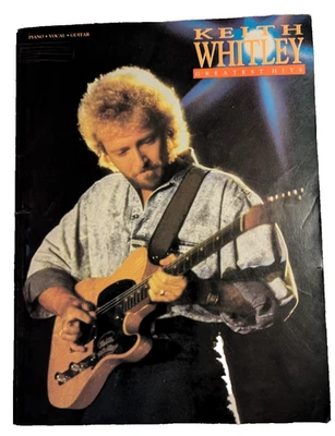 Hal Leonard Keith Whitley Greatest Hits Piano Vocal Guitar Artist Songbook 1991 - Image 1 of 4