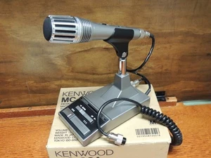 MICROPHONE DE BUREAU ESTATE KENWOOD MC-60A DANS SA BOÎTE, PARFAIT ÉTAT, DIFFICILE À TROUVER, - Photo 1/5