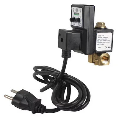 Válvula Speedaire 13X528, drenaje automático eléctrico temporizado, tamaño de drenaje de 1/2 pulgada, 4,53 gpm Foto 1 de 4