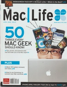 MAC LIFE MAGAZINE APRIL 2009 *50 THINGS EVERY MAC GEEK SHOULD KNOW!* - Imagen 1 de 1
