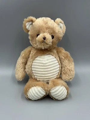 Bearington Collection Plush Teddy Bear Ribbed Tummy Feet 13” Stuffed Animal - Image 1 of 4