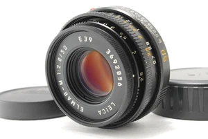 Bellissimo [Ecc+5] Leica ELMAR-M 50mm f/2.8 E39 attacco M obiettivo nero dal GIAPPONE - Foto 1 di 24