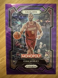 B1G1 35% Off • Evan Mobley Purple Prizm • 2023-24 Panini Monopoly #20 - Picture 1 of 2