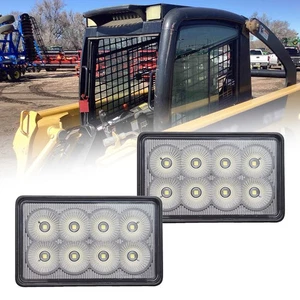 LED Flood Headlights OE 222004A2 For John Deere CT315 CT322 CT332 loaders - Picture 1 of 11