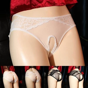 Briefs Underwear Cut-out Erotic Lingerie Female Hollow Out See Through - Picture 1 of 24