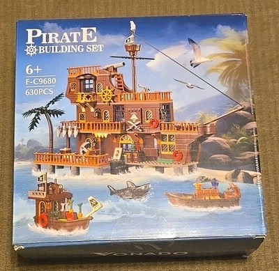 Vonado Pirate Building Set  F-C9680 630 Pcs New Sealed Box  - Image 1 of 2