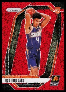 Oso Ighodaro 2024-25 Panini Prizm Prizms Red Sparkle RC Phoenix Suns - Bild 1 von 2
