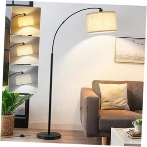 71" Arc Floor Lamps for Living Room, Standing Lamp with Adjustable Head, Tall - Picture 1 of 7
