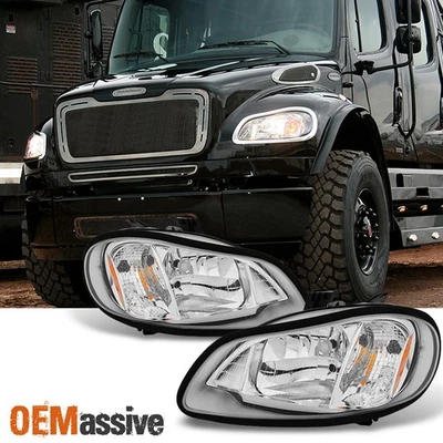 Faróis Fit 04-12 Freightliner Business Class M2 03-13 M2 106 L+R - Imagem 1 de 4