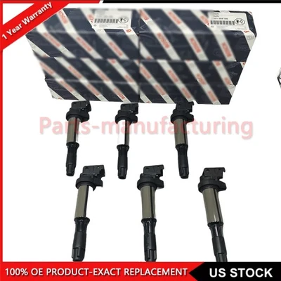 NEW 6x Ignition Coil  For Bosch BMW 550i 650i 650Ci X5 V8 4.8L UF515 0221504100 Foto 1 de 4