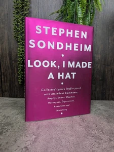 Signed Look, I Made A Hat Stephen Sondheim 1st Edition 2011 Hardcover - Picture 1 of 9