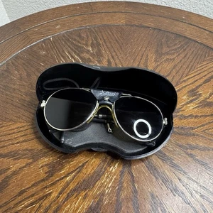 Occhiali da sole Julbo Vermont Glacier made in France in pelle protezioni laterali con custodia - Foto 1 di 16