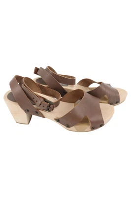 FRED DE LA BRETONIèRE Sandales Femme Marron Cuir Décontracté (EU 36) - Photo 1/2