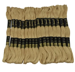 Anchor Thread Floss Sewing Beige Cross Stitch Cotton Embroidery Craft, 25 Skeins - Picture 1 of 5