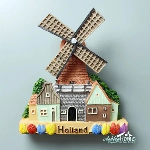 Holland Niederlande Tourist Reise 3D Harz Souvenir Kühlschrank Kühlschrankmagnet - Bild 1 von 3
