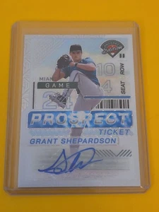 Grant Shepardson 2024 Prospect Edition #83 Mojo Prizm Auto #25/25 SP Bookend - Picture 1 of 15