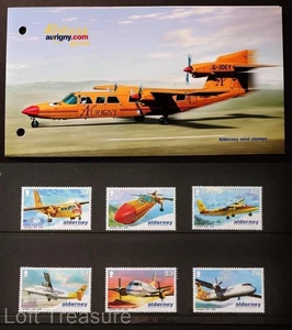 Alderney Stamps: "Aurigny - 40 Years" Presentation Pack 2008 - Picture 1 of 5