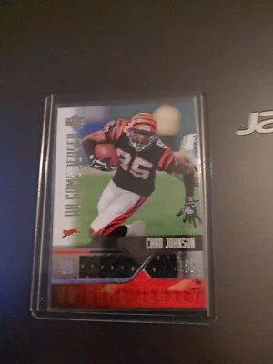 2004 Upper Deck Chad Johnson Game Used Jersey Card - Image 1 of 2