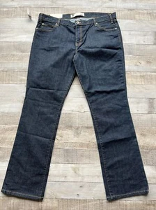 Gap Skinny Fit Jeans Womens 18 Dark Rinse Ultra Low Rise Full Length Stretch New - Picture 1 of 17