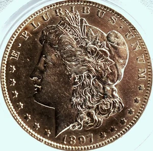 1897-O Morgan Silver Dollar - Picture 1 of 4