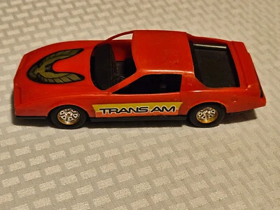 Vintage 80's Strombecker Pontiac Trans Am, Plastic, 7 3/4", Made in USA - Image 1 of 4