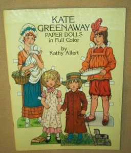 Kate Greenaway Papierpuppen von Kathy Allert - NEU & UNGESCHNITTEN 1981 Dover Publications - Bild 1 von 3