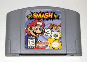 *Authentic* Nintendo 64 N64 Game Super Smash Bros NTSC-U/C US Canada Mario - Picture 1 of 2