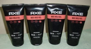 4 Axe Max Hold Gel for Men ~ 12 Hour Control ~ Alcohol Free ~ 5 Oz Each - Picture 1 of 3