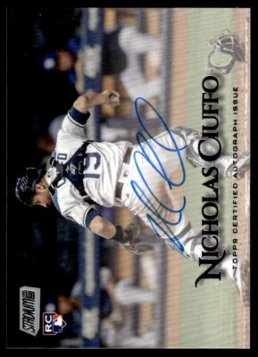 2019 Stadium Club Autographs Nick Ciuffo Auto Tampa Bay Rays #SCA-NC R74 - Image 1 of 2