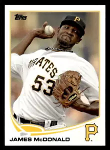 James McDonald 2013 Topps #390 Pittsburgh Pirates - Foto 1 di 2