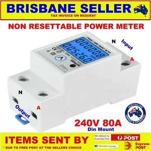 POWER METER 240V 80A GRANNY FLATS CARAVAN PARK SHEDS RENTALS - Picture 1 of 10