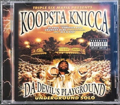 Koopsta Knicca - Da Devil's Playground (Factory Sealed CD 1999) Prod. by DJ Paul - Image 1 of 2